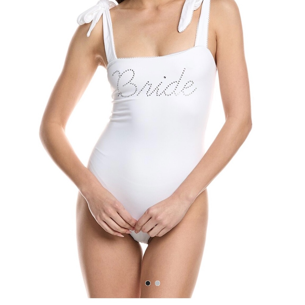 Beach Riot White 'Bride' One Piece Swimsuit